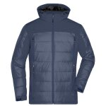 Veste matelass�e homme anorak ski / neige - jn1050 - bleu marine