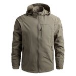 Veste de pche mince pour hommes, impermable, durable, multi - poches, vtements d'extrieur