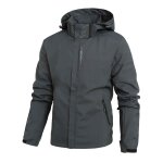 Veste de pluie imperm�able l�g�re pour hommes - coupe - vent d'ext�rieur a capuche pour la randonn�e ...
