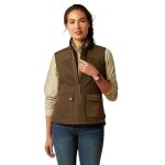 Veste sans manches equitation femme ariat millbrae s femme marron
