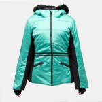 Veste de ski capuche avec fausse fourrure zip color femme rossignol