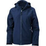 Veste softshell doubl�e - jn1053 - femme - sports d'hiver - ski - bleu marine