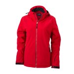 Veste softshell doubl�e - jn1053 - femme - sports d'hiver - ski - rouge
