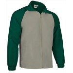 Veste de sport - homme - ref matchpoint - beige et vert bouteille