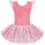 Vtements de ballet pour enfants robe de ballet pour filles justaucorps de ballet a manches courtes tutu ...