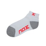 Vetements: chaussettes courtes nox blanche orange fluo femme - taille - 35 / 39 Vetements: chaussettes courtes nox blanche orange fluo femme - taille - 35 / 39
