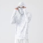 Vêtement de protection solaire pour pêche super mince et transpirable en tissu de soie de glace pour ... Vêtement de protection solaire pour pêche super mince et transpirable en tissu de soie de glace pour ...