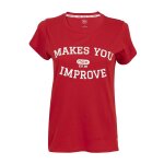 Vetements: t - shirt casual nox rouge lettres blancs femme - taille - xxs