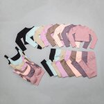 Vêtements de sport pour femmes, ensembles de yoga, leggings de sport, taille haute, soutiens - gorge, ... Vêtements de sport pour femmes, ensembles de yoga, leggings de sport, taille haute, soutiens - gorge, ...