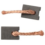 Vhbw 2x balais de charbon compatible avec honda fes foresight mf04a ccm: 250 (1998), nt hawk / bros rc312 ...