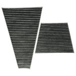 Vhbw 2x filtres d'habitacle charbon actif remplacement pour hifi filter sc 5120 kitca pour voiture