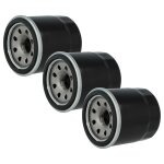 Vhbw 3x filtre a huile compatible avec kawasaki classic a, c abs, brute force, b, c, brute force 4wd, ...