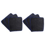 Vhbw 6x chiffons d'entretien pour voiture, motocycle - chiffons en microfibre 40 x 40 cm, lavables, rutilisab ...