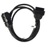 Vhbw adaptateur 10 pin vers obd2 16 pin compatible avec bmw k 1300 r k43 motos - 150 cm