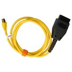 Vhbw adaptateur obd prise obd2 16 broches vers rj45 mle compatible avec bmw srie 1 f45, f46, f20, f21, ...