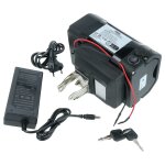 Vhbw batterie compatible avec ansmann v�lo electrique (10, 4ah, 24v, li - ion, incl. chargeur) - noir ...