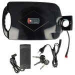 Vhbw batterie design grenouille + support + chargeur compatible avec viking hopper ego e - bikes (10, ...
