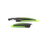 Vhbw ensemble garde - boue de v�lo noir / vert pour vtt 24'' et 26'', v�lo