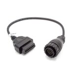 Vhbw obd2 - c�ble adaptateur 14pin a 16pin pour appareil de diagnostic obd adapt� aux anciens mod�les ...