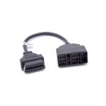 Vhbw obd2 cble adaptateur 22 broches obd1 a 16 broches obd2 pour mazda, toyota, lexus vhicules, appareils ...