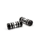 Vhbw repose - pieds pour v�lo, bmx, vtt - pegs de 6, 6 x 2, 5 cm, noir