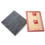 Vhbw set de 2 filtres remplacement pour meat & doria 17545k, 17570 pour voiture - 1x filtre a air, 1x ...