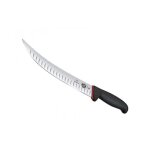 Victorinox 5. 7223. 25d couteau abattre, lame etr. alv�o. 25 cm inox, man bi - mat. axe polypro. rouge ...