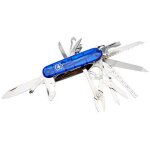 Victorinox swisschamp couteau d'officier suisse bleu transparent Victorinox swisschamp couteau d'officier suisse bleu transparent