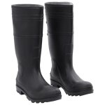 Vidaxl bottes de pluie noir taille 42 pvc Vidaxl bottes de pluie noir taille 42 pvc