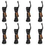 Vidaxl cordes de haubanage avec cl�s r�fl�chissantes 8 pcs 4 m 4 mm