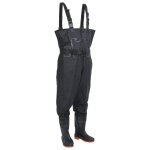 Vidaxl cuissardes avec bottes et ceinture noir taille 41