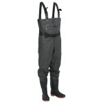Vidaxl cuissardes avec bottes et ceinture vert fonc taille 40