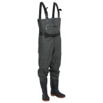 Vidaxl cuissardes avec bottes et ceinture vert fonc� taille 44