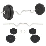 Vidaxl ensemble d'haltres 30 kg