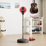 Vidaxl ensemble de punching ball avec gants et pompe hauteur r�glable