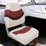 Vidaxl ensemble de si�ges de bateau pliables lot de 2 dossier haut