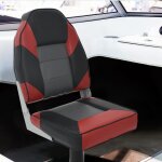Vidaxl ensemble de siges de bateau pliables lot de 2 dossier haut