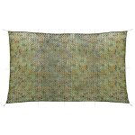 Vidaxl filet de camouflage avec sac de rangement 2x5 m vert