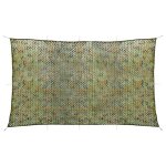 Vidaxl filet de camouflage avec sac de rangement 2x8 m vert