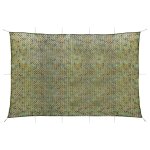 Vidaxl filet de camouflage avec sac de rangement 5x6 m vert
