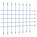 Vidaxl filet d'escalade 200x150 cm bleu Vidaxl filet d'escalade 200x150 cm bleu