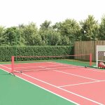 Vidaxl filet de tennis noir et rouge 494, 5 x 90 x 87 cm polyester Vidaxl filet de tennis noir et rouge 494, 5 x 90 x 87 cm polyester