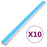 Vidaxl goulotte de cble auto - adhsive 150x50 mm 10 m pvc