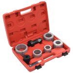 Vidaxl kit d'expandeur de tuyau 8 pcs acier au carbone et aluminium