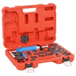 Vidaxl kit d'outils d'trier de piston de frein pneumatique 23 pcs