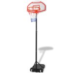 Vidaxl panier de basket - ball portable 210 cm