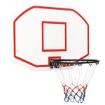 Vidaxl panneau de basket - ball blanc 109x71x3 cm polythylne