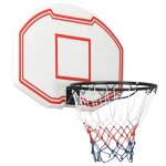 Vidaxl panneau de basket - ball blanc 90x60x2 cm polythylne