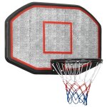 Vidaxl panneau de basket - ball noir 109x71x3 cm polythylne