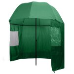 Vidaxl parapluie de pche vert 300x240 cm